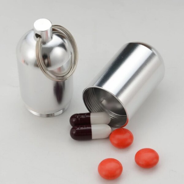Waterproof Aluminium Pill Box Case - Image 5