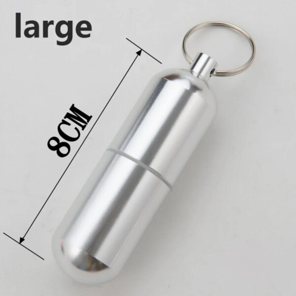 Waterproof Aluminium Pill Box Case - Image 2