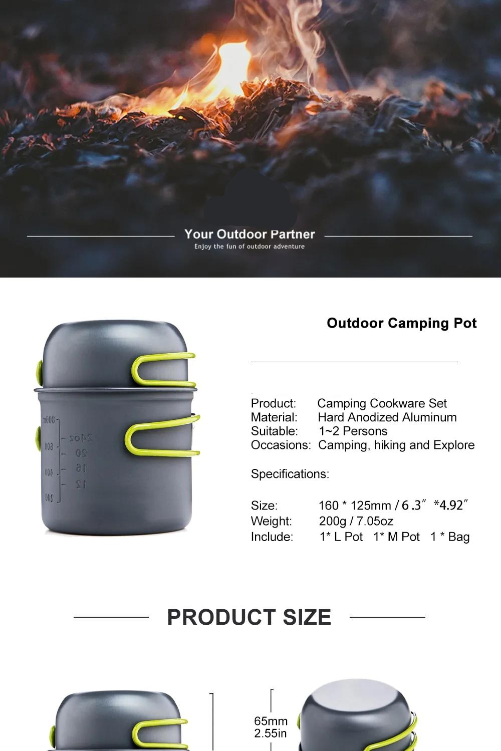 Widesea Ultralight Camping Cooking Utensils Outdoor Tableware Pot Set Hiking Picnic Travel Tourist Dishes Supplies Equipment Widesea Ultralight Camping Cooking Utensils Outdoor Tableware Pot Set Hiking Picnic Travel Tourist Dishes Supplies Equipment