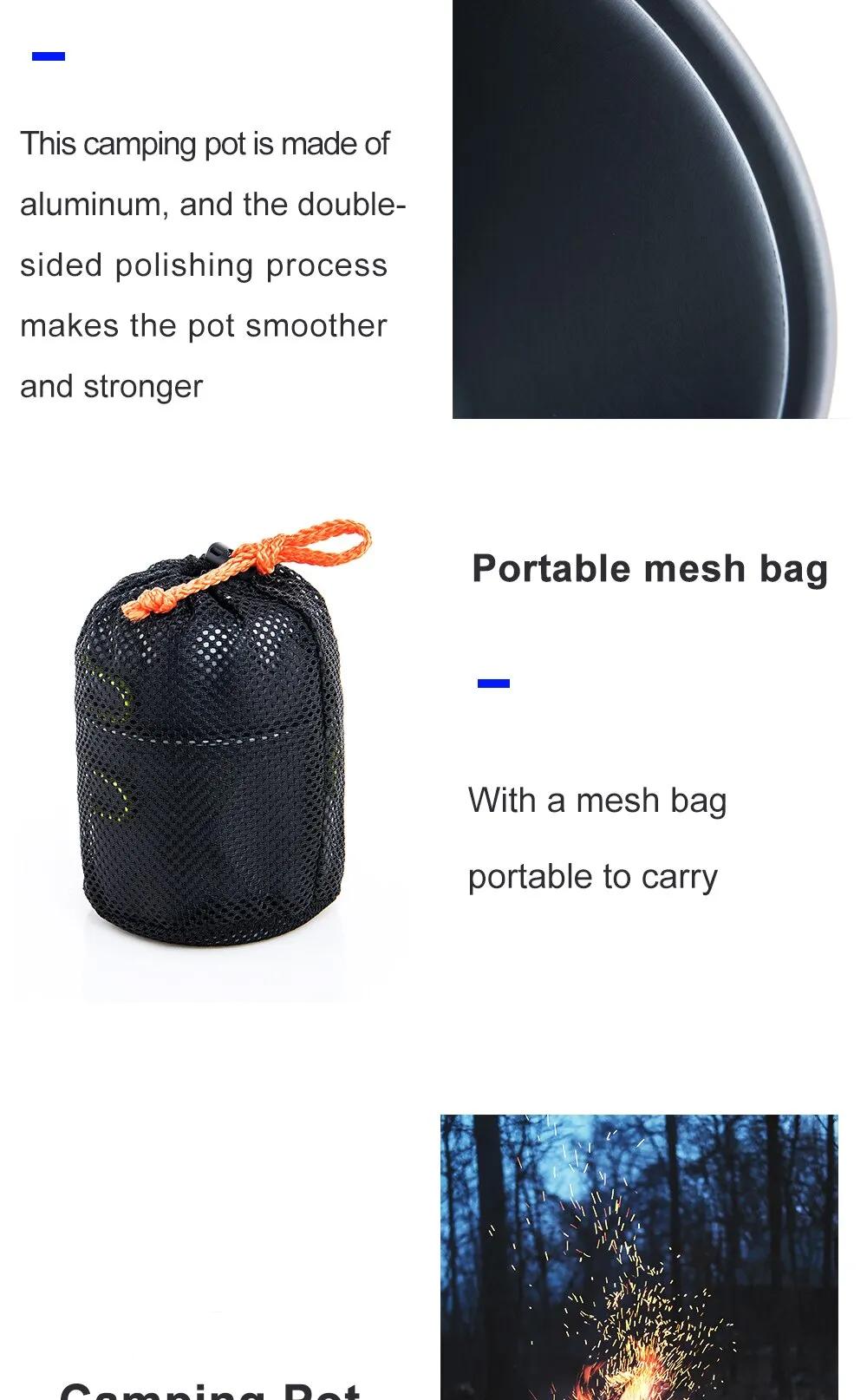 Widesea Ultralight Camping Cooking Utensils Outdoor Tableware Pot Set Hiking Picnic Travel Tourist Dishes Supplies Equipment Widesea Ultralight Camping Cooking Utensils Outdoor Tableware Pot Set Hiking Picnic Travel Tourist Dishes Supplies Equipment