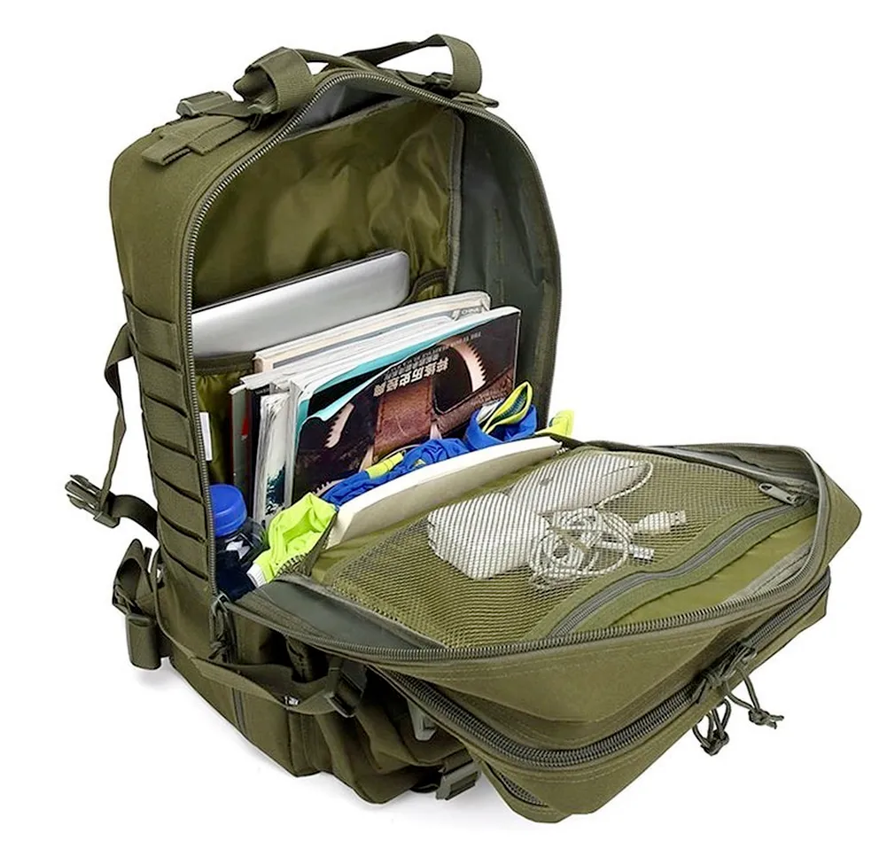 30L;/50L Large Capacity Men Army Military Tactical Backpack 3P Softback Outdoor Waterproof Bag Hiking Camping Hunting Bags