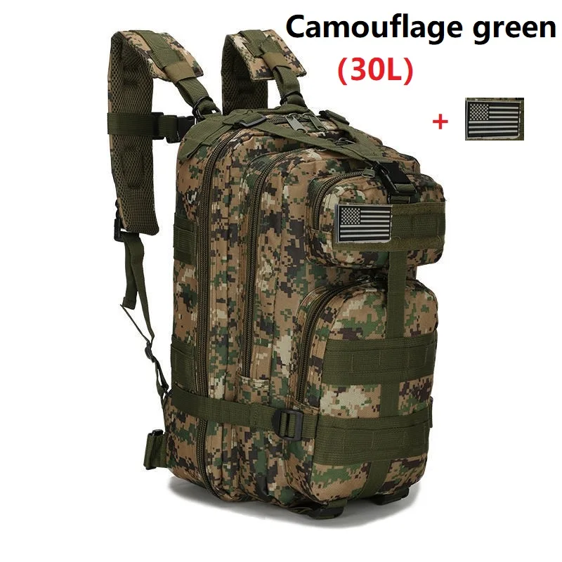 30L;/50L Large Capacity Men Army Military Tactical Backpack 3P Softback Outdoor Waterproof Bag Hiking Camping Hunting Bags