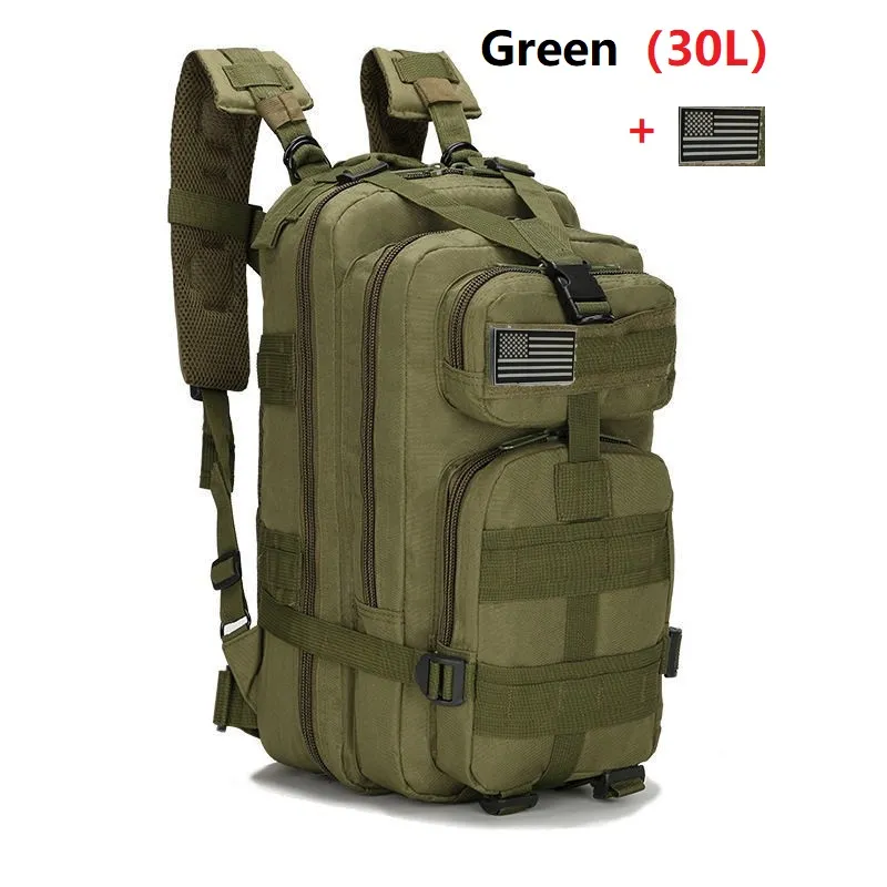 30L;/50L Large Capacity Men Army Military Tactical Backpack 3P Softback Outdoor Waterproof Bag Hiking Camping Hunting Bags