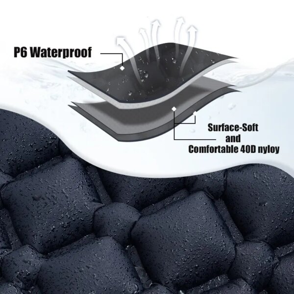 Outdoor Camping Inflatable Mattress - Image 5