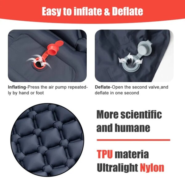 Outdoor Camping Inflatable Mattress - Image 3