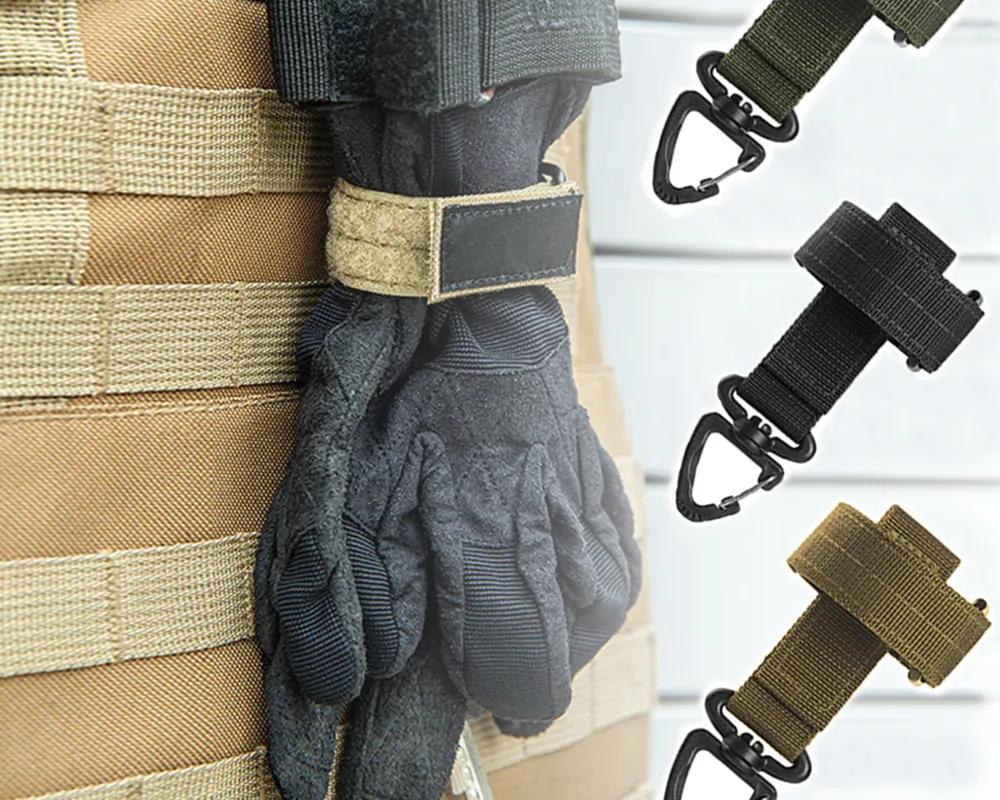 Multi-purpose Nylon Gloves Hook Work Gloves Safety Clip Outdoor Tactical Climbing Rope Camping Hanging Buck Outdoor Camping